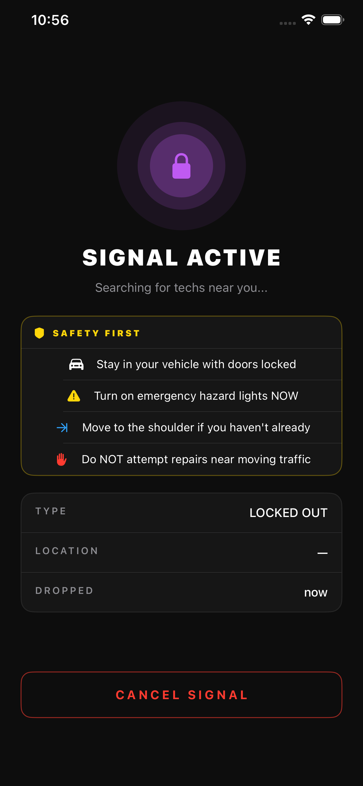Lockout Signal